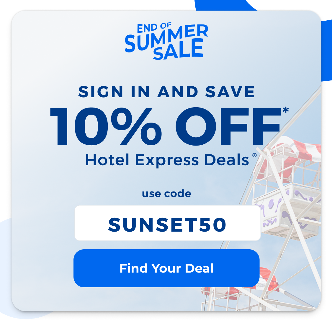 Now Extended! Don't miss 10 off your next hotel Priceline