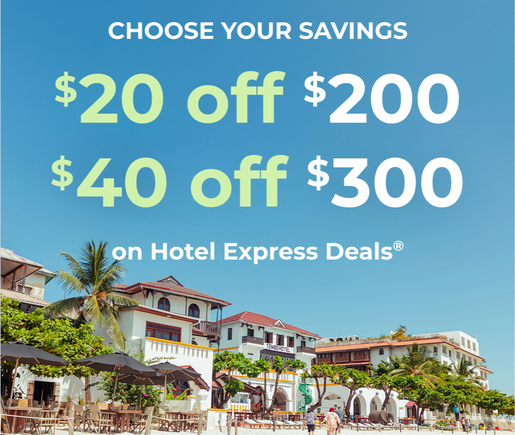 Save on your next hotel express deal
