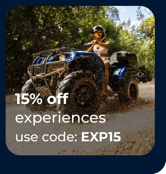 15% Off Experiences. Code: EXP15