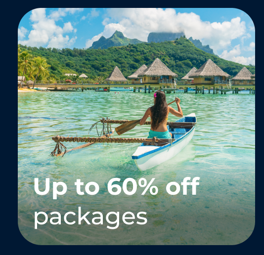 Up to 60% off packages
