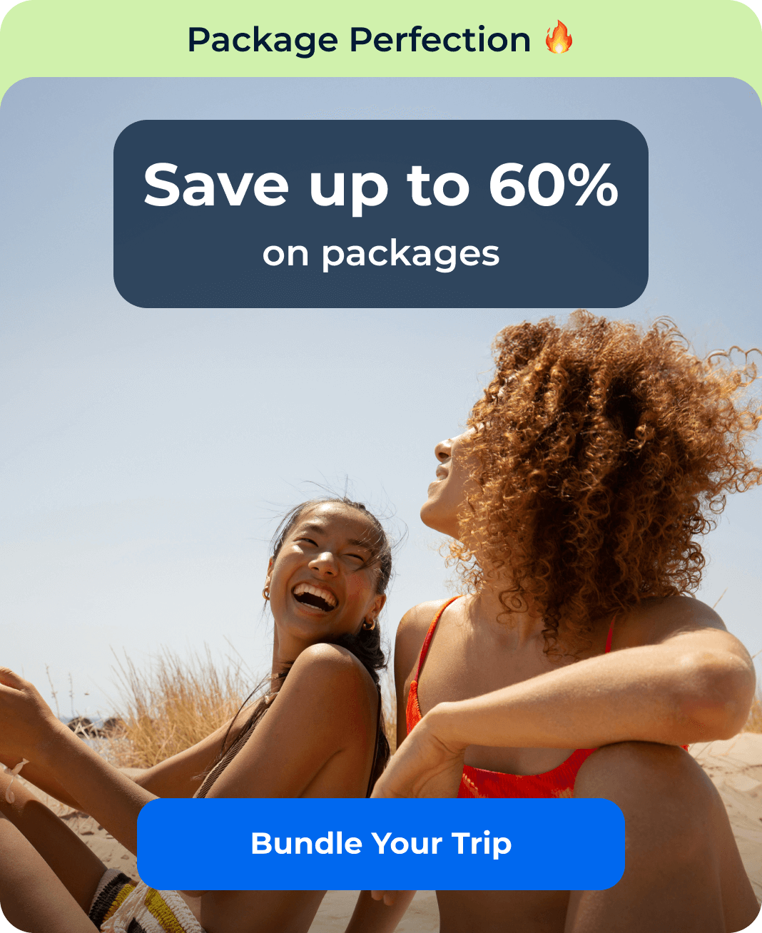 Up to 60% off packages