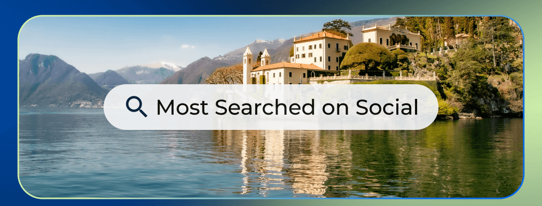 Most searched hotels on social media in 2025