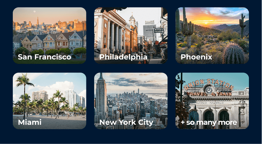 Explore the most-searched cities of 2025.