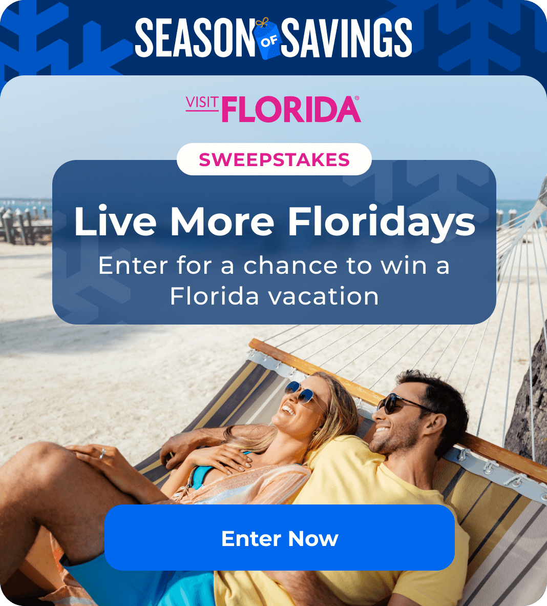 Enter for a chance to win a Florida vacation
