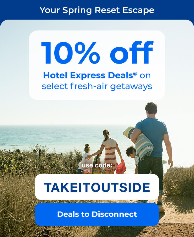 10% off select Hotel Express Deals