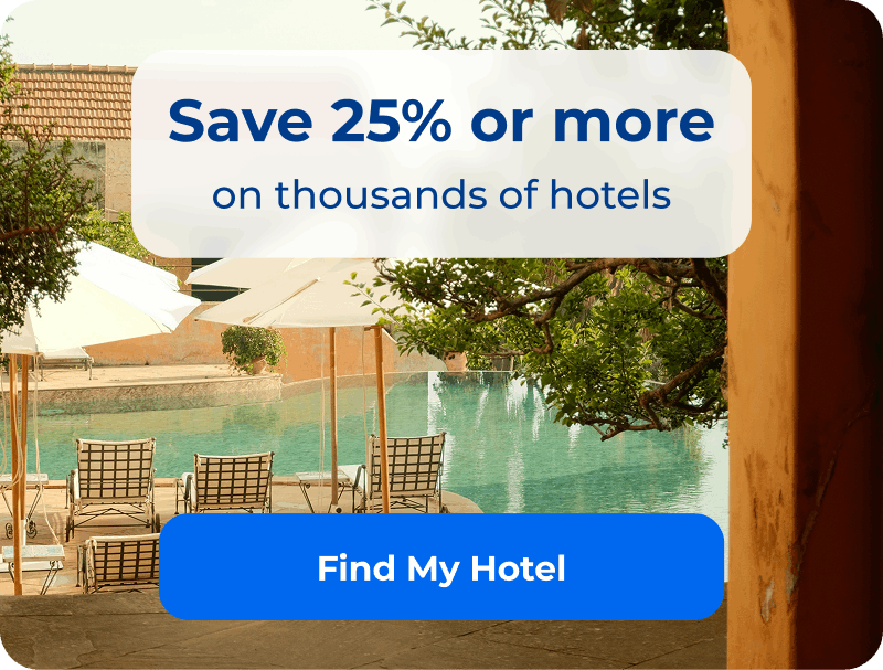 25% off thousands of hotels