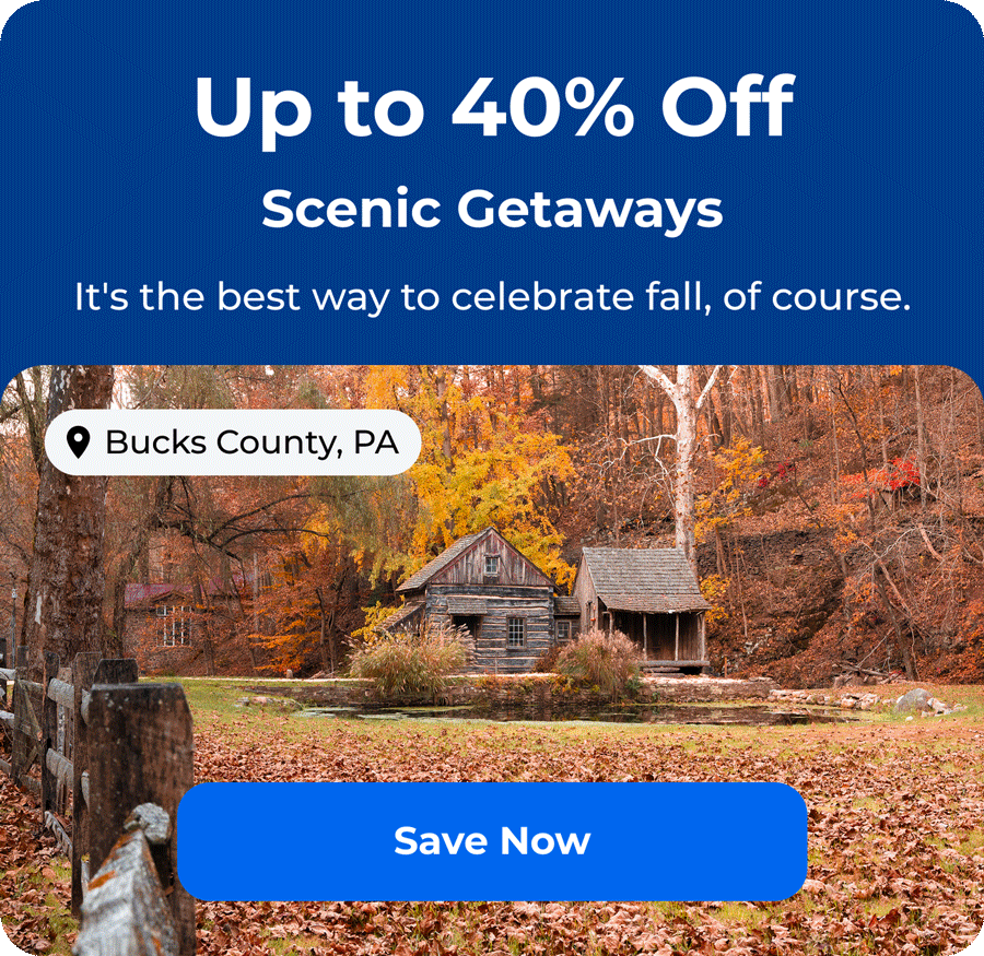 Up to 40% off Scenic Getaways.