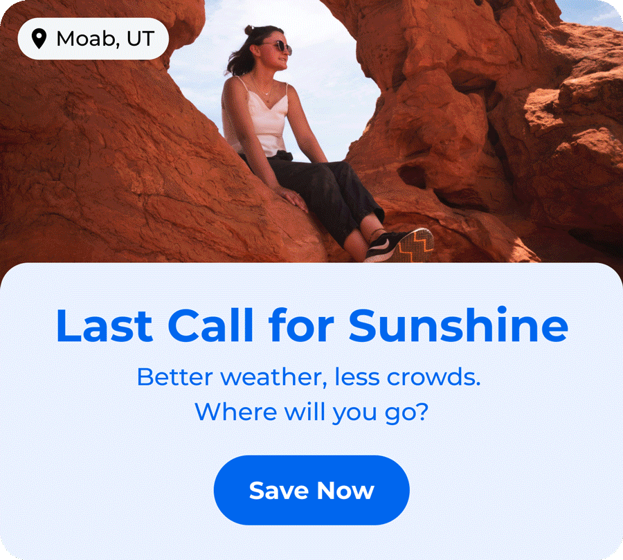 Sunset Season Savings. Save an extra 5% on Hotel Express Deals. Visit these top fall destinations.