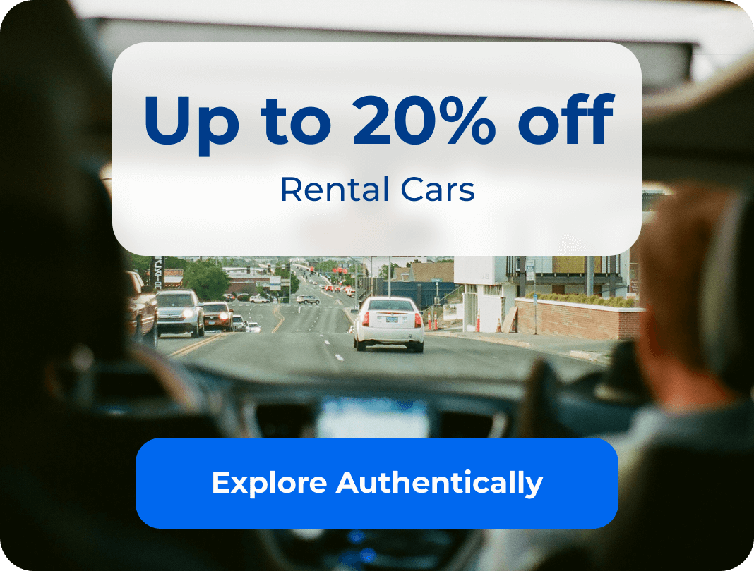 Save up to 20% off rental cars