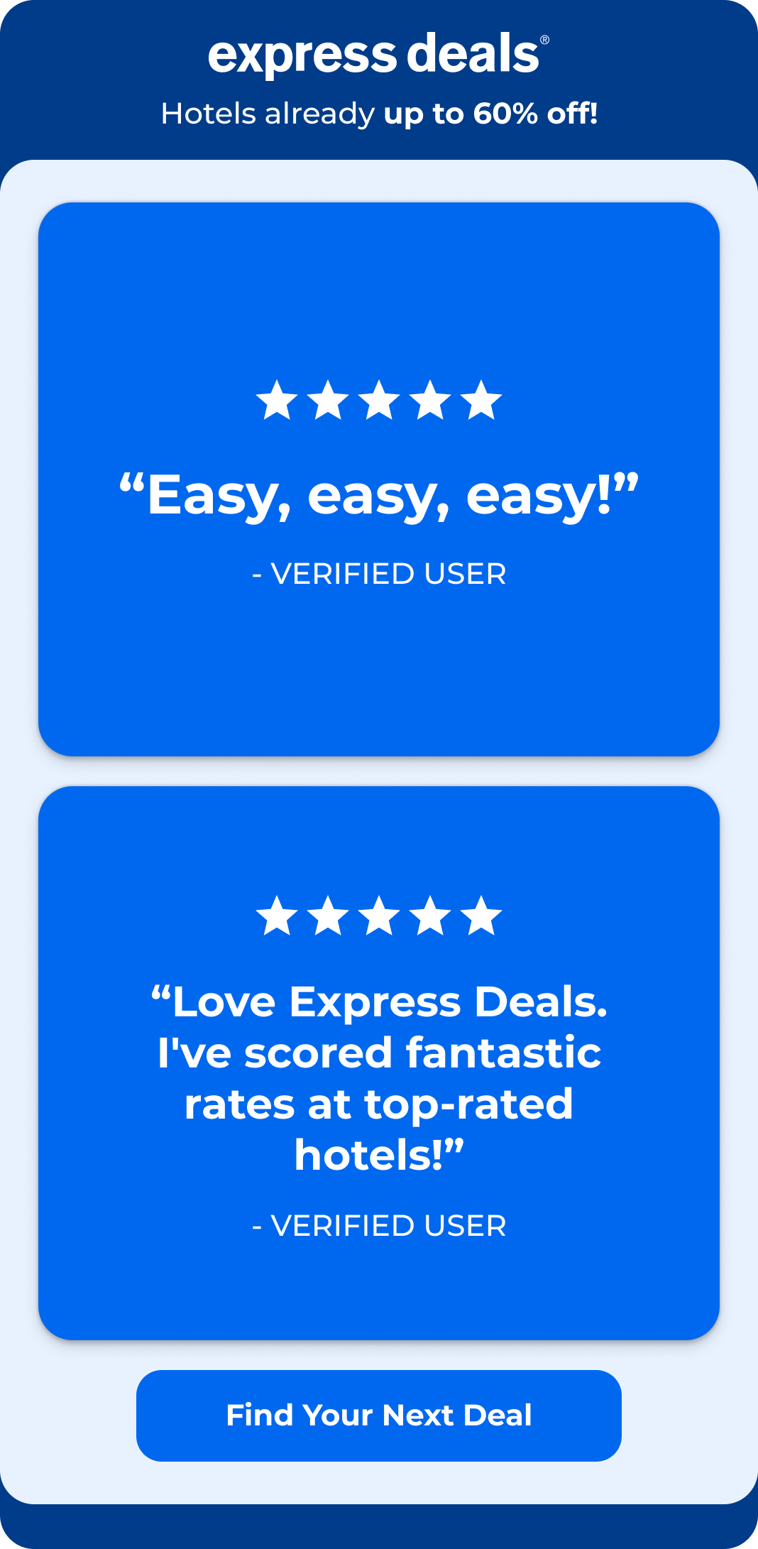 Save extra with Express Deals