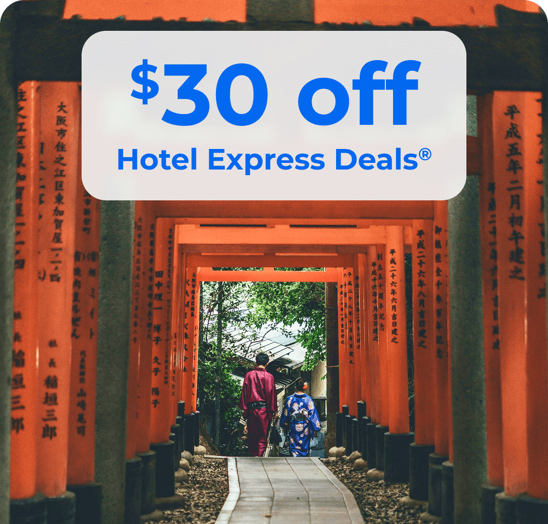 Take $30 off your next Hotel Express Deal