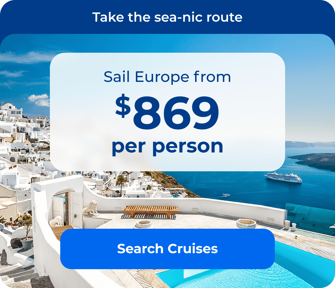 Sail Europe from $869 per person