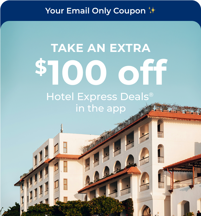 Take 15% off Hotel Express Deals