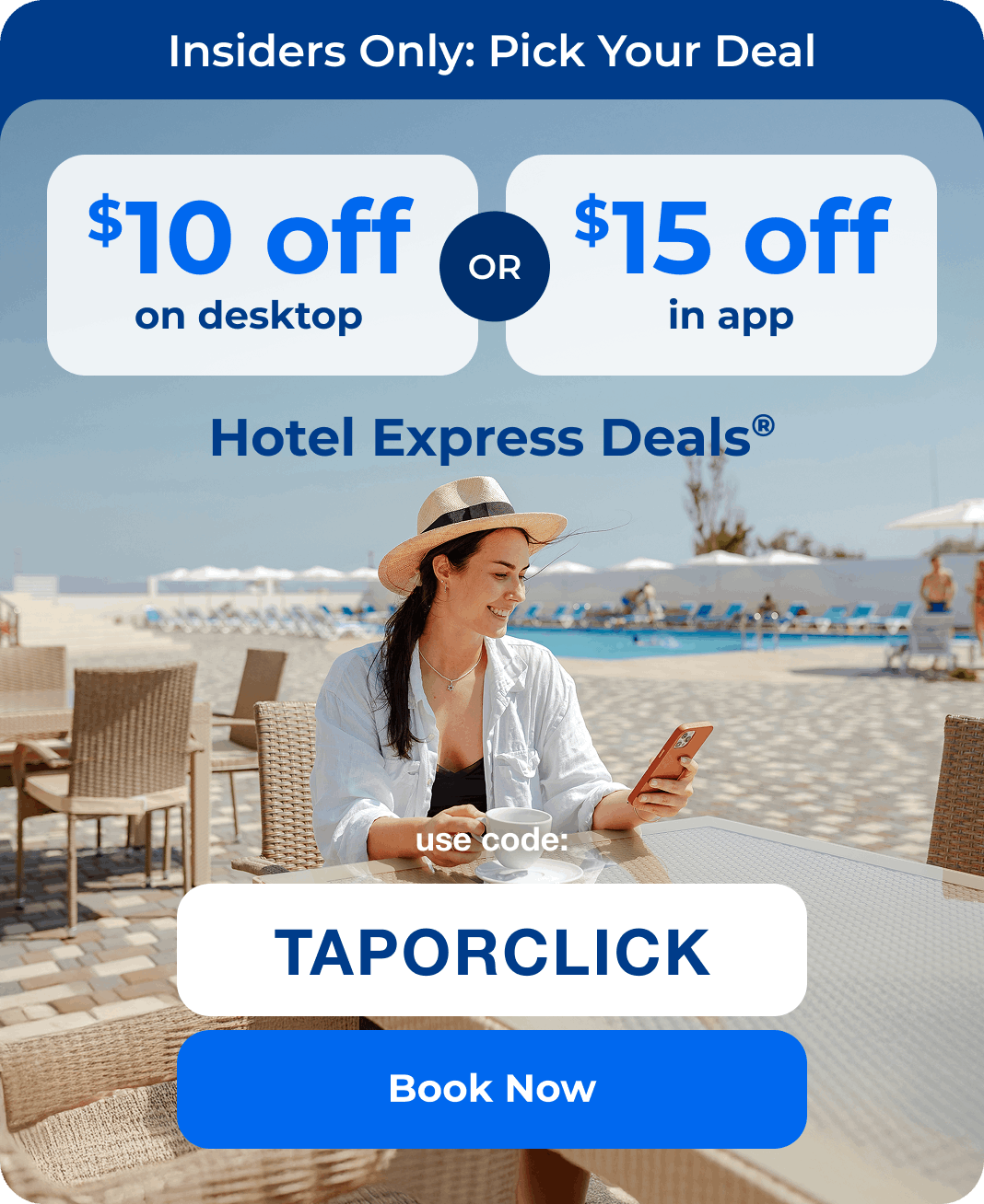 $10 off on desktop or $15 off in app