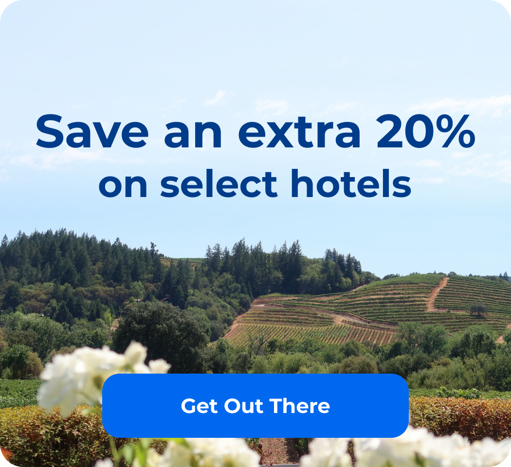Save an extra 20% on hotels