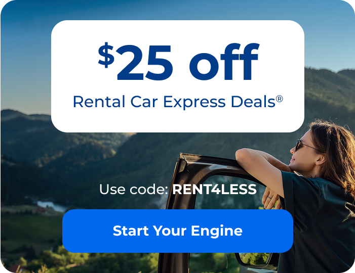 Take an extra $25 off Rental Car Express Deals