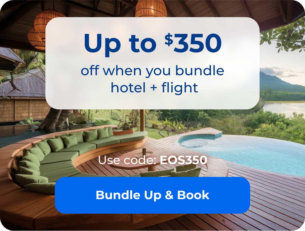$350 off when you bundle hotel + flight