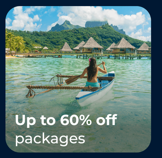 Up to 60% off packages