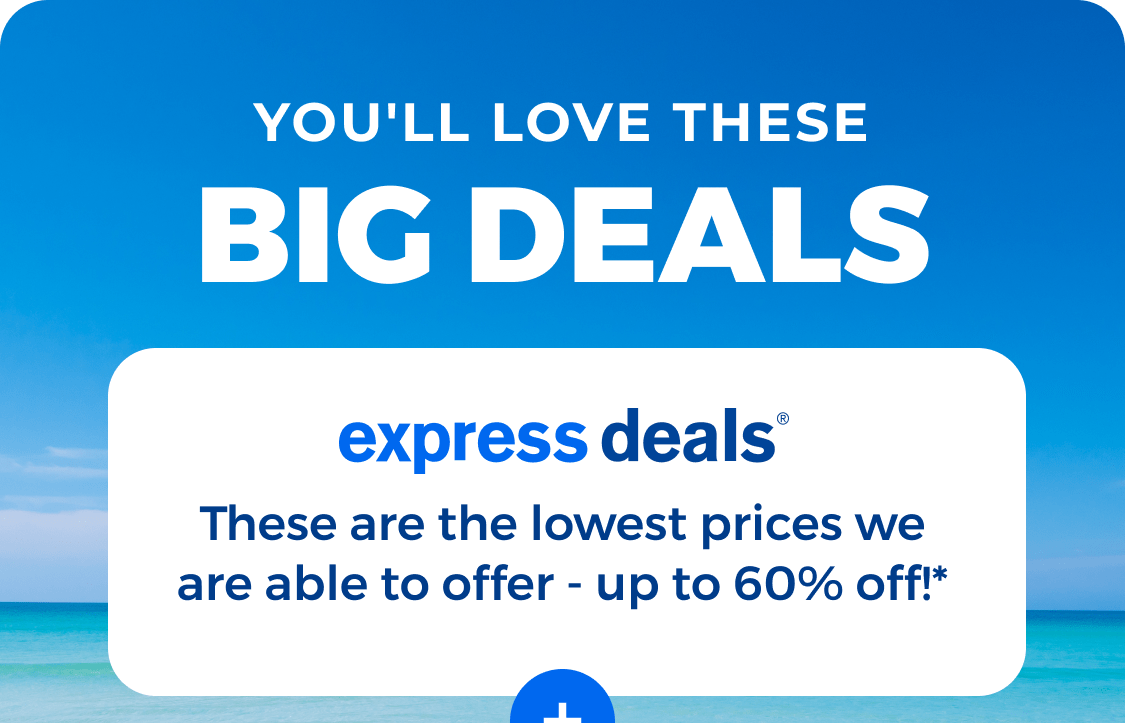 Save up to 60% off with Express Deals