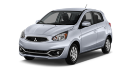 Enterprise Rent-A-Car Mitsubishi Mirage or similar