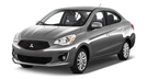 Fox Rent-A-Car Mitsubishi Mirage Economy Car