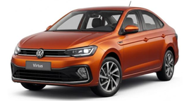 Routes Car Rental VW Virtus or similar